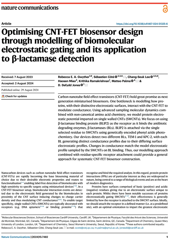 Optimising CNT-FET biosensor design through modelling of biomolecular electrostatic gating and its a