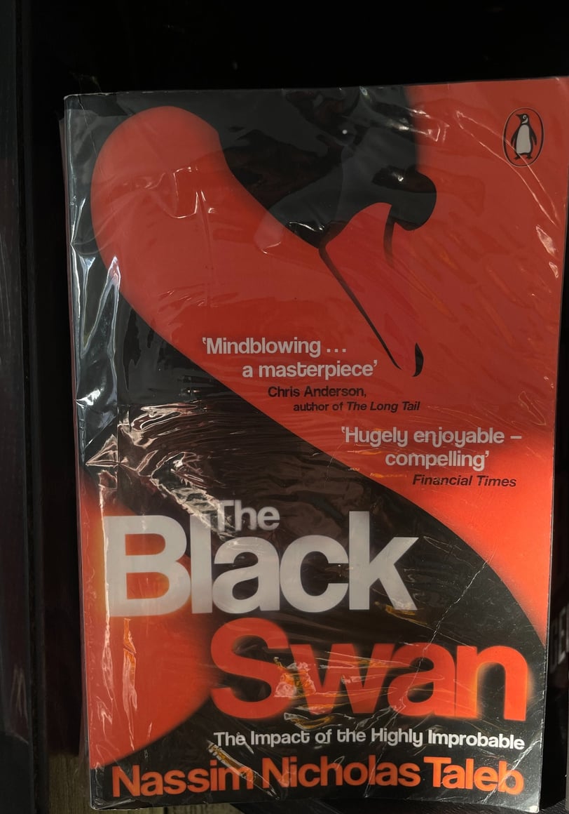 a book cover of the black swan by nassim nicholas taleb