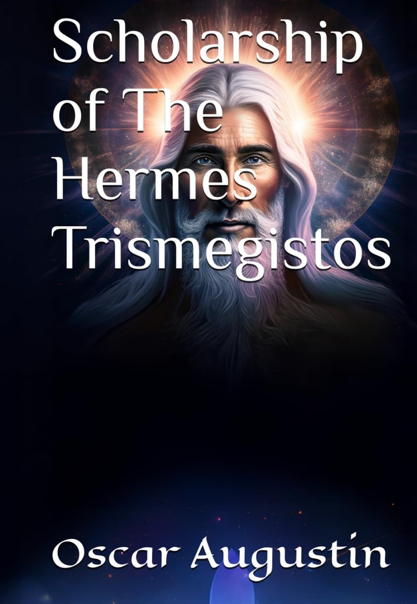 "Ancient wisdom from Hermes Trismegistus, a statue symbolizing historical scholarship."