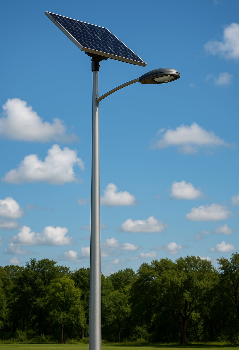 solar pole wind engineering