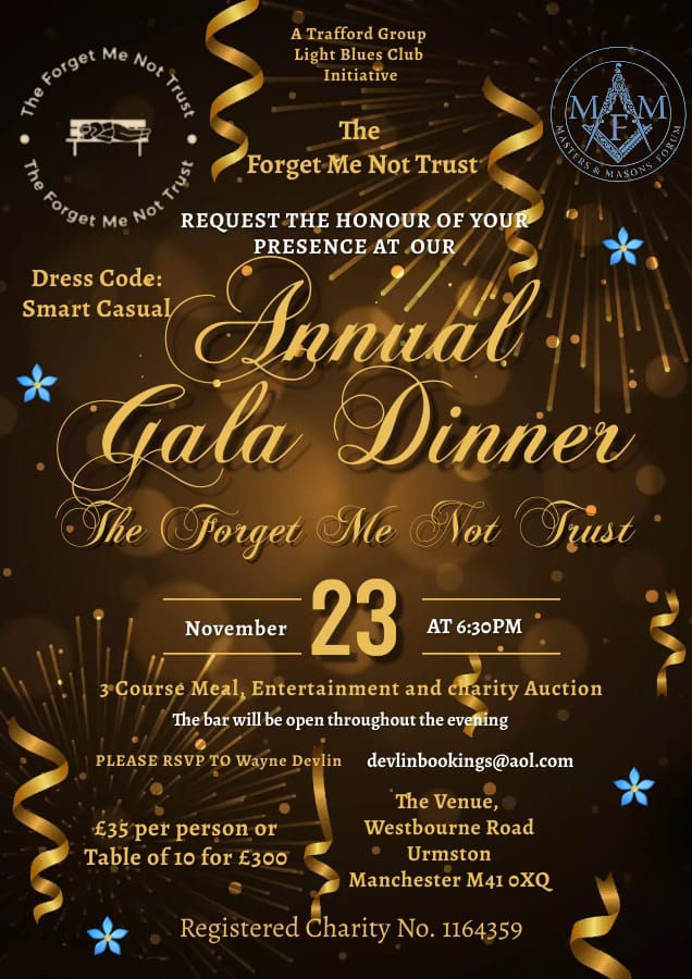 The Forget Me Not Annual Gala Dinner 2024 Poster