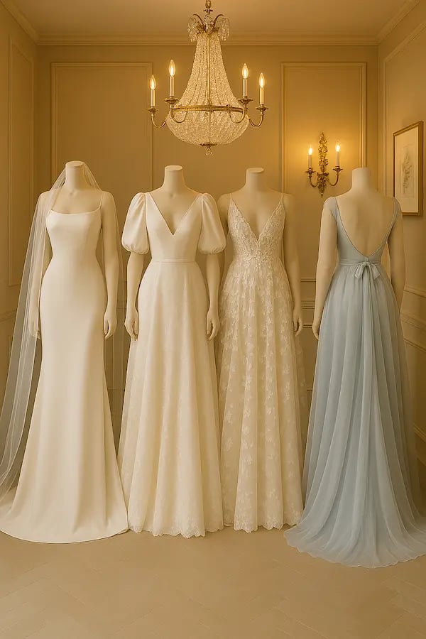 modelés de robes de mariée Anaïs Designs Paris