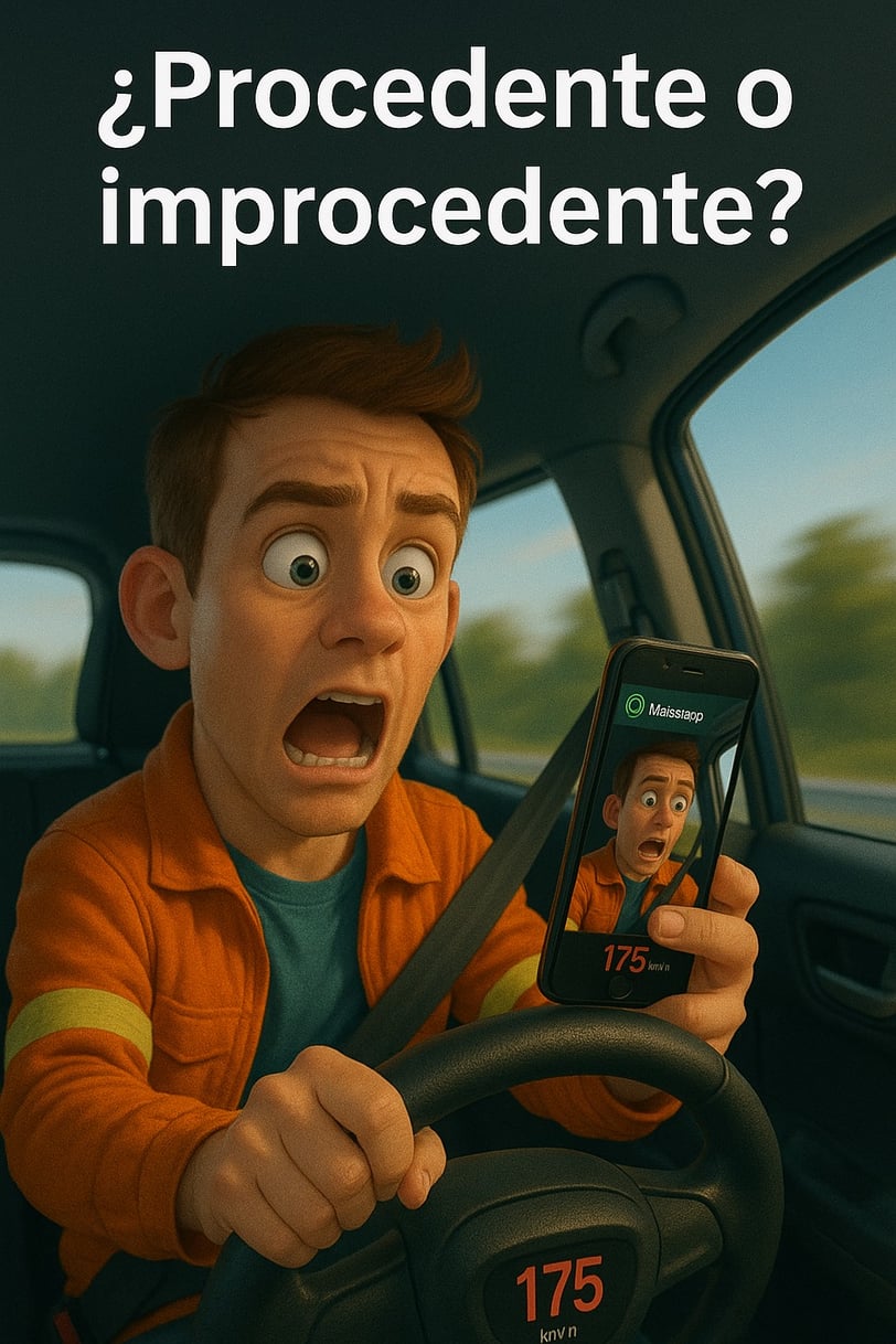 despido exceso velocidad