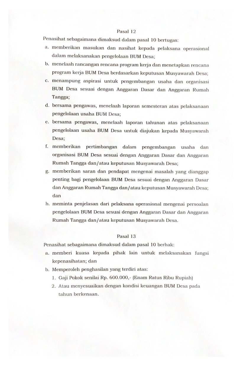 Halaman 10 - Anggaran Dasar BUMDes Idaman Sejati