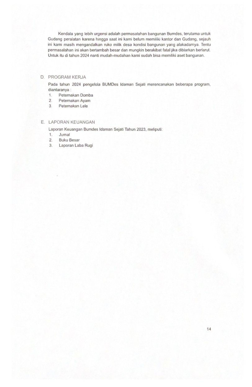Halaman 14 - LPJ BUMDes T.A, 2023