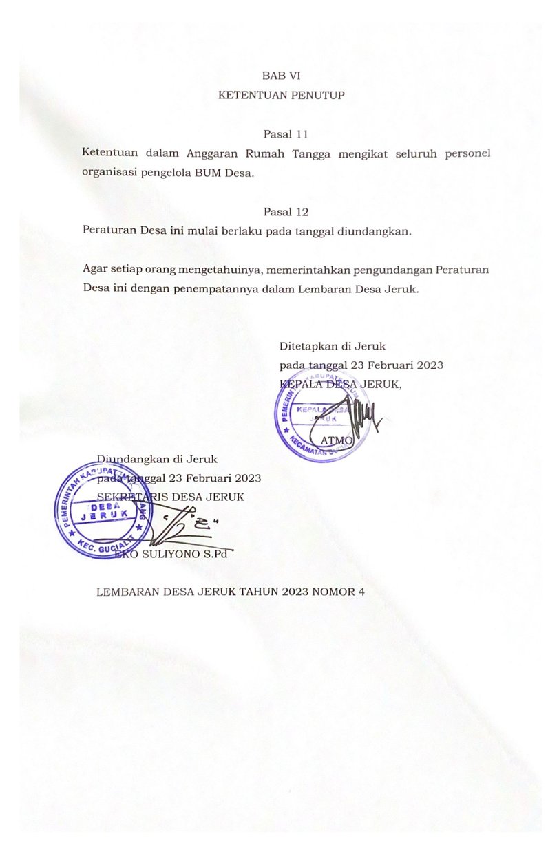 Halaman 7 - Anggaran Rumah Tangga BUMDes Idaman Sejati