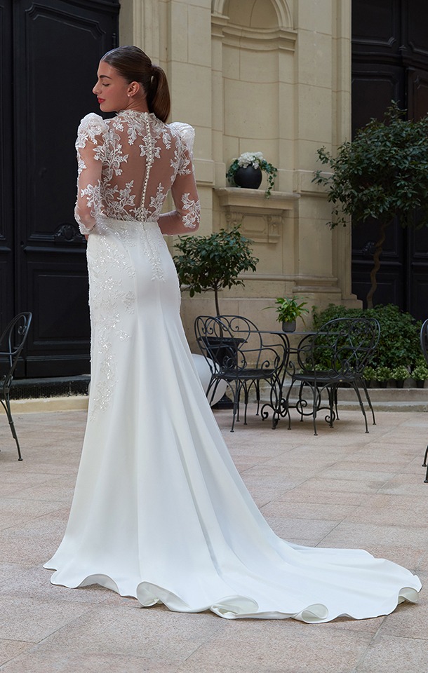 robe de mariée vue de dos