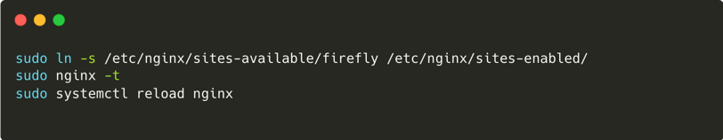 Reload nginx with new config