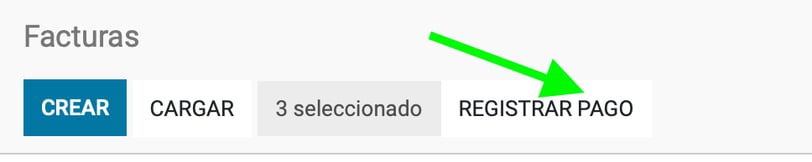 registrar pago