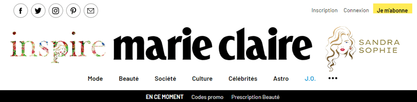 capture ecran marie claire