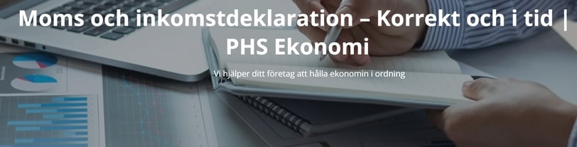 Bild med penna och dator illustrerar MOMS