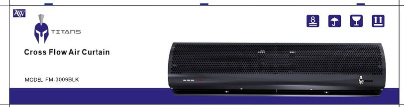 TITAN Air curtains Black