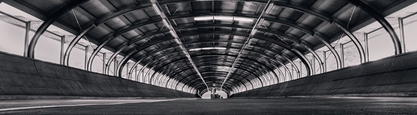 a long tunnel in Geneva