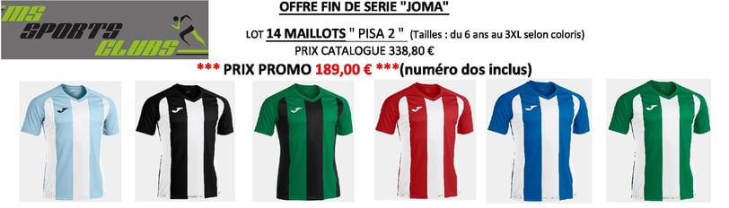 offre promo joma