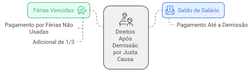 Direitos após demissão por justa causa 