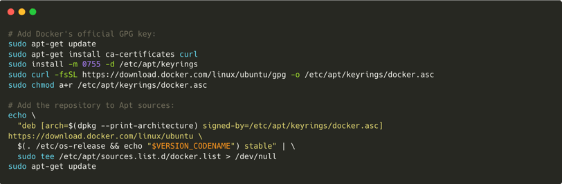 set up docker on ubuntu