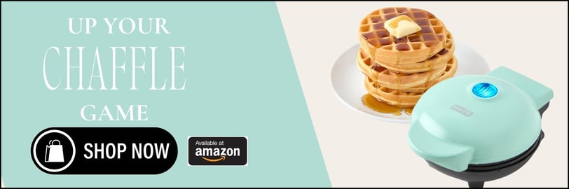 light blue Chaffle Iron