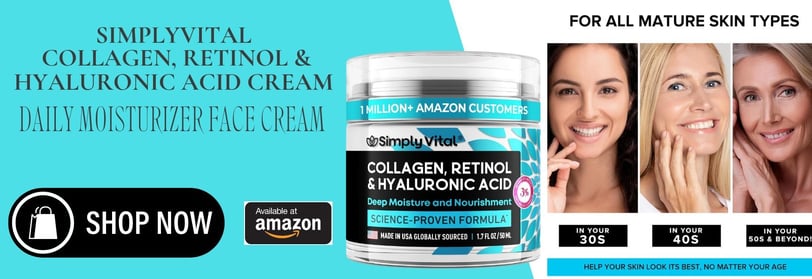 SimplyVital  Collagen, Retinol & Hyaluronic Acid Cream