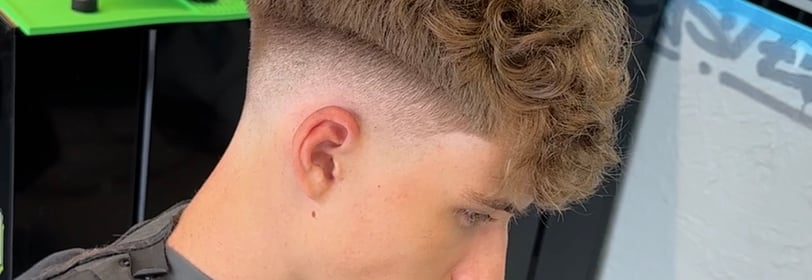skin fade ir french crop garbanoti plaukai