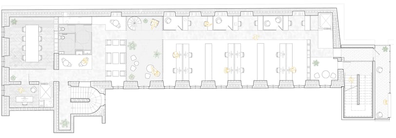 Plan d'un monsatère
