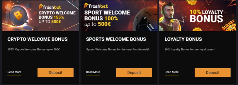 Freshbet promo codes