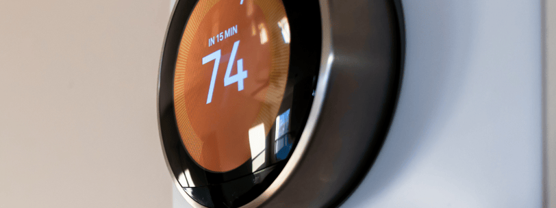 Google Nest Thermostat installed as part of HVAC upgrade