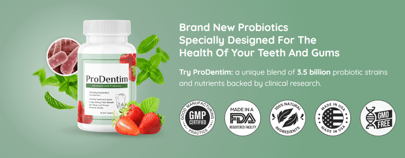 ProDentim new probiotics specially designed for the health of your teeth and gums