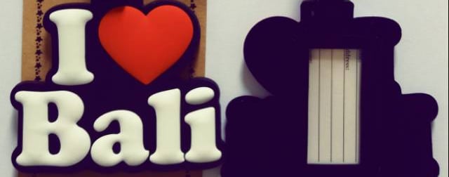 I love Bai luggage tags