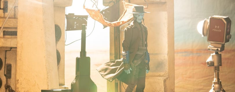Star Wars character Cad Bane's toy in a photoshoot setup. (from @sgtbananas IG account)