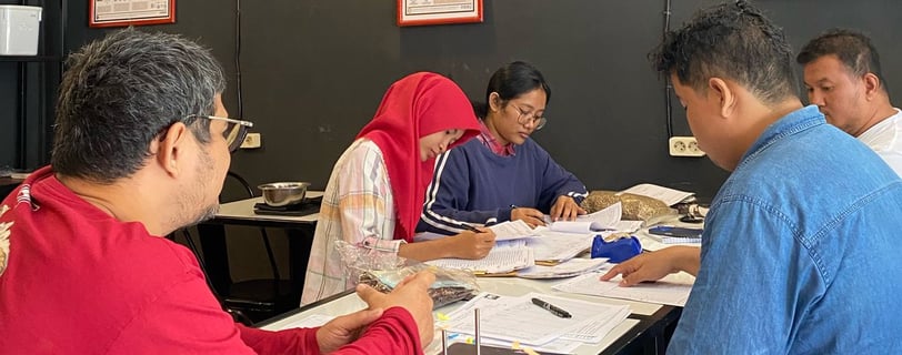 pelatihan sangrai kopi pontianak, pelatihan roaster pontianak, pelatihan sangrai kopi gratis, pelatihan roaster gratis