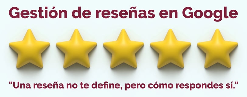 5 estrellas de reseñas de Google