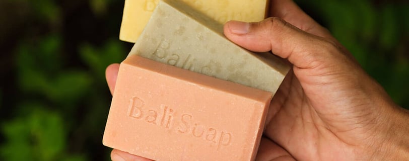 bars of handmade soap
