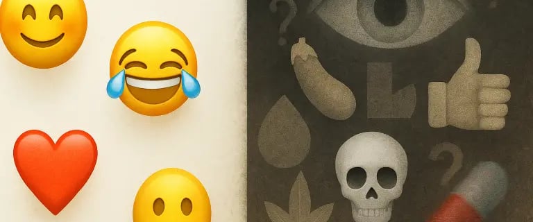 Emojis comuns e misteriosos