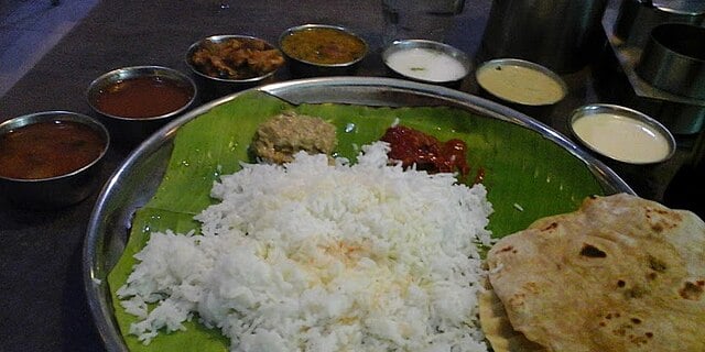 Andhra thali meals Andhra cuisine