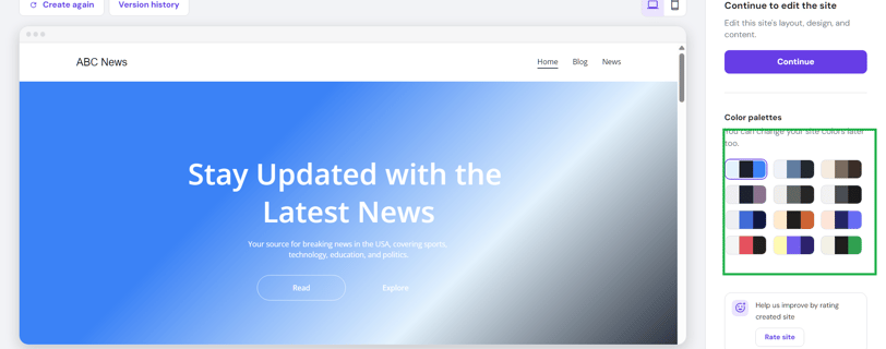 Hostinger ai website