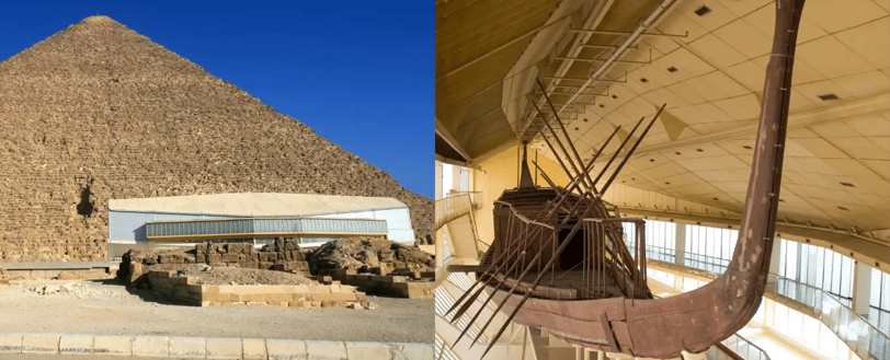Solar boat museum in Giza, featured on MyTripJunction.com travel blog.