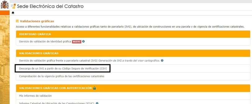 Descarga informe de validación