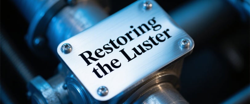 a metal pipe with a sign stating that it is a lister