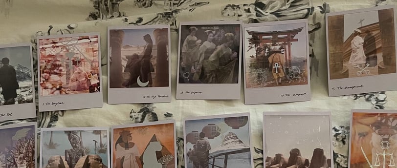 Major Arcana of Wild Lands Tarot by Leah Shoman, Sacred Scribe Publishing, 2024 Picture taken by Me