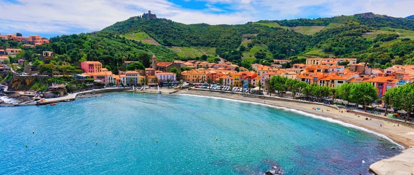 Collioure Townscape with Notre Dame des Anges