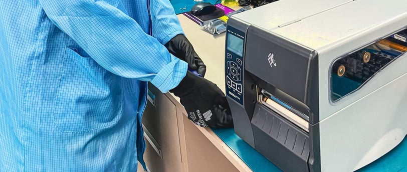 manutenção de impressora térmica de etiquetas