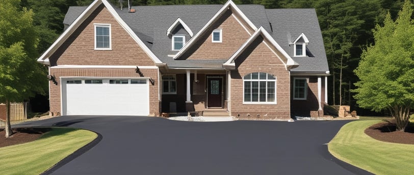 Blacktop driveway in New Windsor Maryland