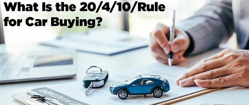 20-4-10 rule of car buying