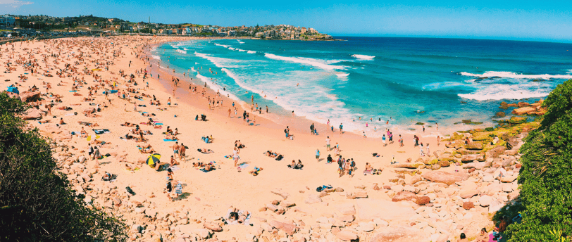 Bondi Beach, featured on MyTripJunction.com travel blog.