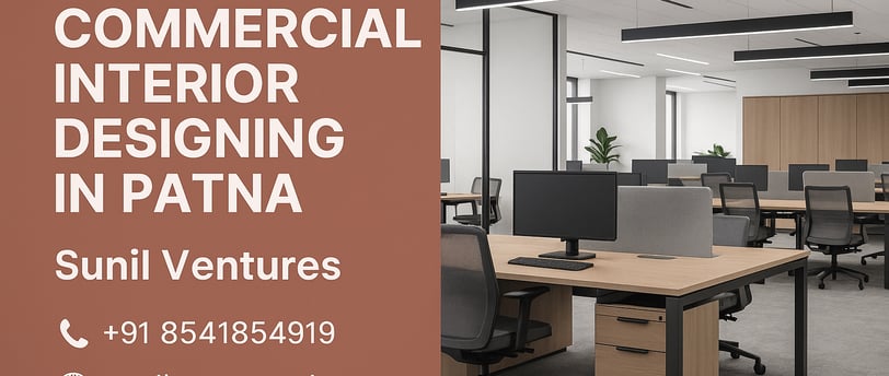 commercial interior designing for sunil ventures