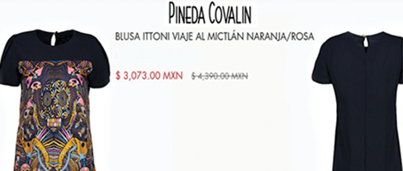 Blusa Ittoni Viaje al Mictlán de Pineda Covalín