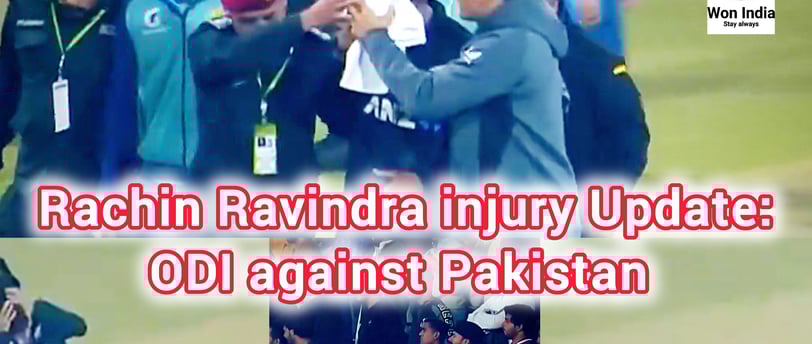 Rachin Ravindra injury update: match against Pakistan