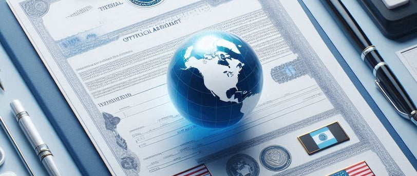 traducao-de-documento-oficial-com-prancheta-e-documento-assinado-em-uma-mesa