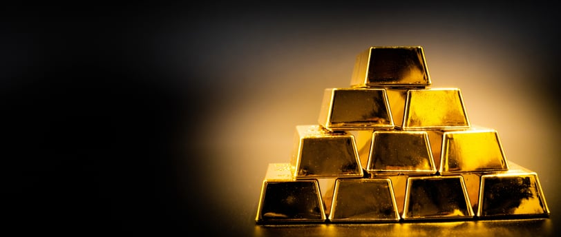 gold bullion bars as safe haven asset
