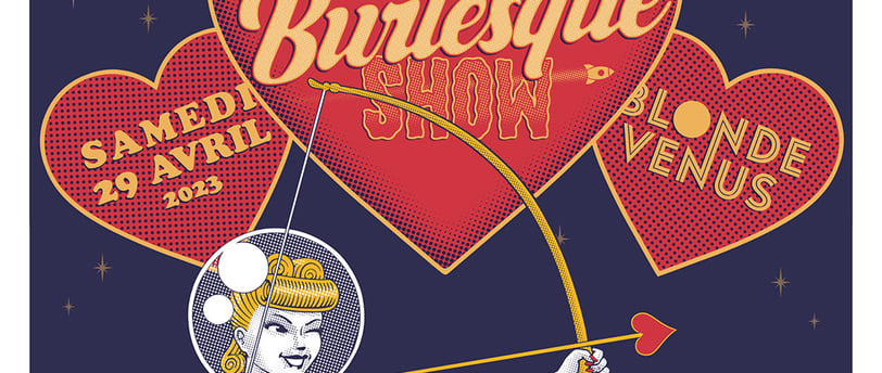 affiche Cosmic Burlesque Show - 29 avril 2023